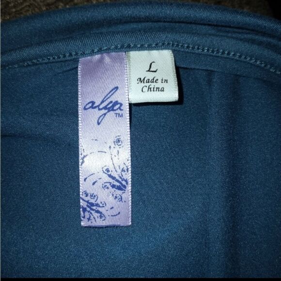 ALYA TEAL DRESS SZ.L EUC - Picture 3 of 5